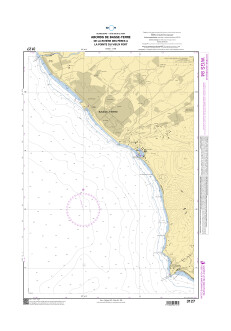 SHOM 3127 - Abords de Basse-Terre - De la rivière des Pères à la Pointe du Vieux Fort