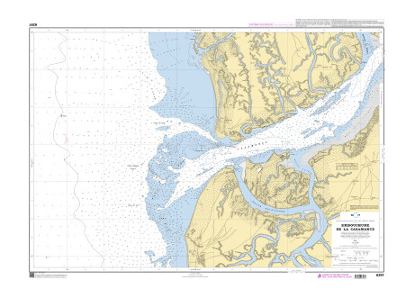 SHOM 6297 - Embouchure de la Casamance