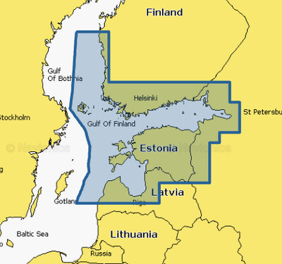Navionics+ regular - Gulf of Finland & Riga