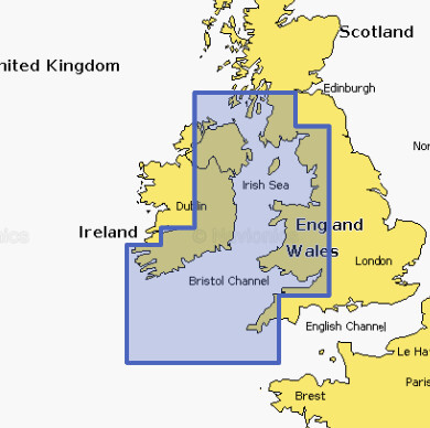 Navionics+ regular - Irish Sea