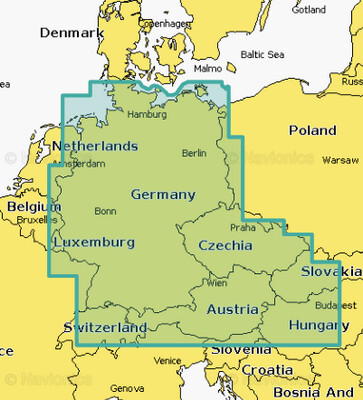 Navionics+ regular - Germany, Lakes & Rivers