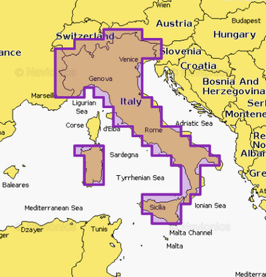 Navionics+ regular - Italy, Lakes & Rivers