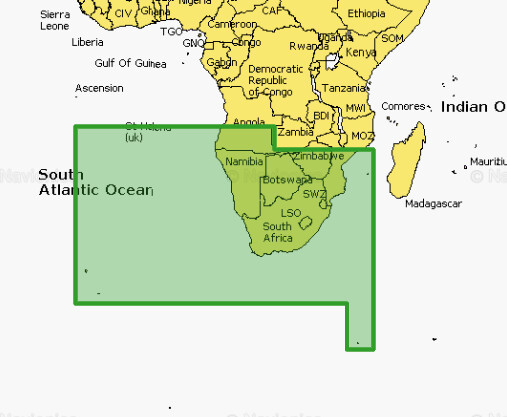 Navionics+ regular - Africa, South