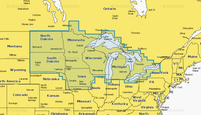 Navionics+ regular - U.S. North & Great Lakes