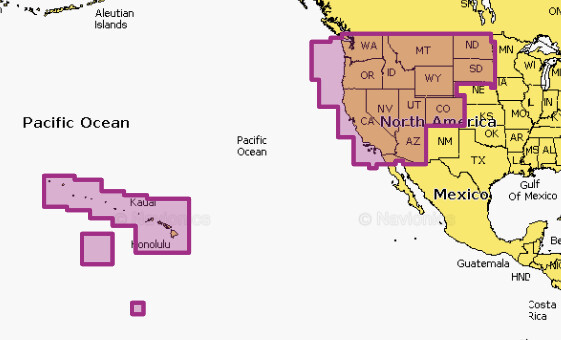 Navionics+ regular - U.S. West