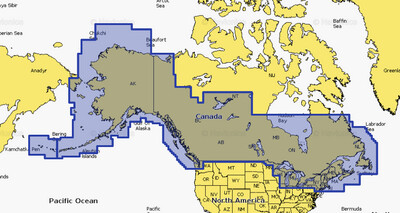 Navionics+ regular - Canada, Alaska & Great Lakes
