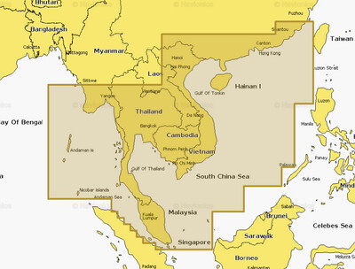 Navionics+ regular - South China & Andaman Seas
