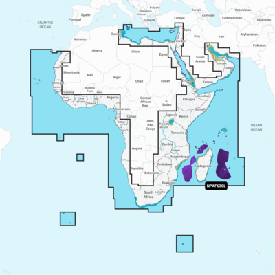 Navionics+ large - Africa & Middle East AF630L