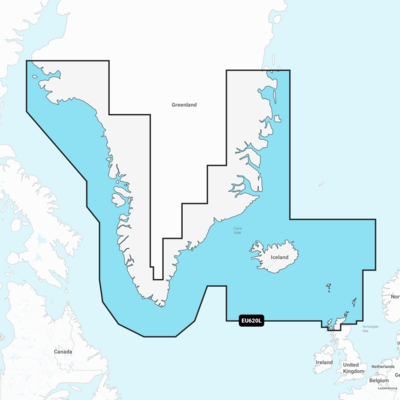 Navionics+ large - Greenland & Iceland EU620L