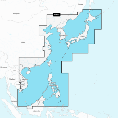 Navionics+ large - China Sea & Japan NAAE011L