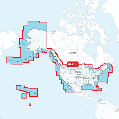 Navionics+ large - U.S. & Coastal Canada US001L