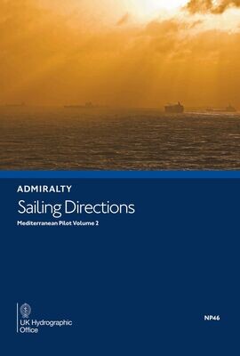 NP 46 ADMIRALTY Sailing Directions - Mediterranean Pilot Vol 2