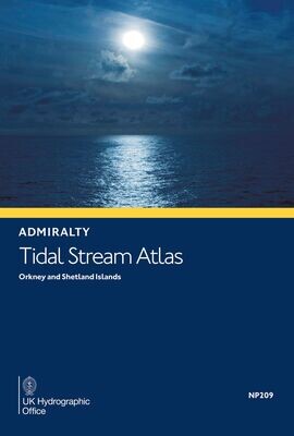 NP209 ADMIRALTY Tidal Stream Atlas - Orkney and Shetland Islands