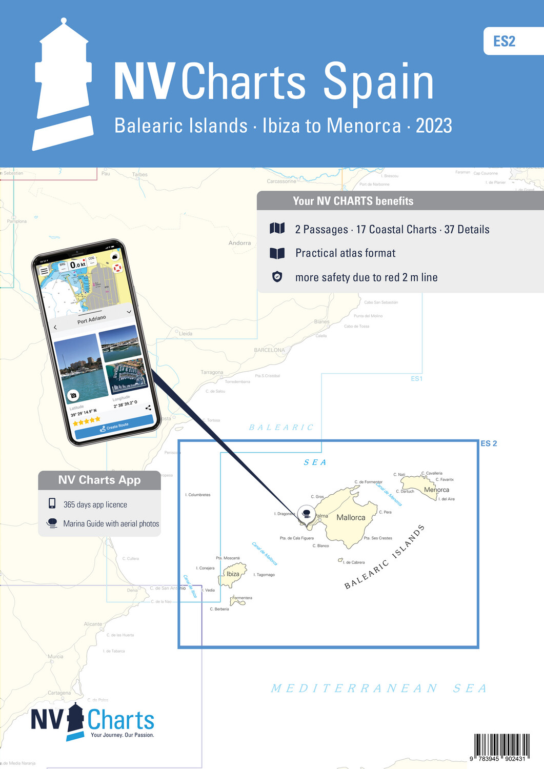 NV Atlas ES2 Balearic Islands/ Ibiza to Menorca