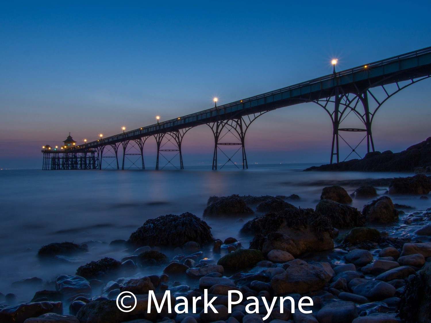 Clevedon Pier with Stones