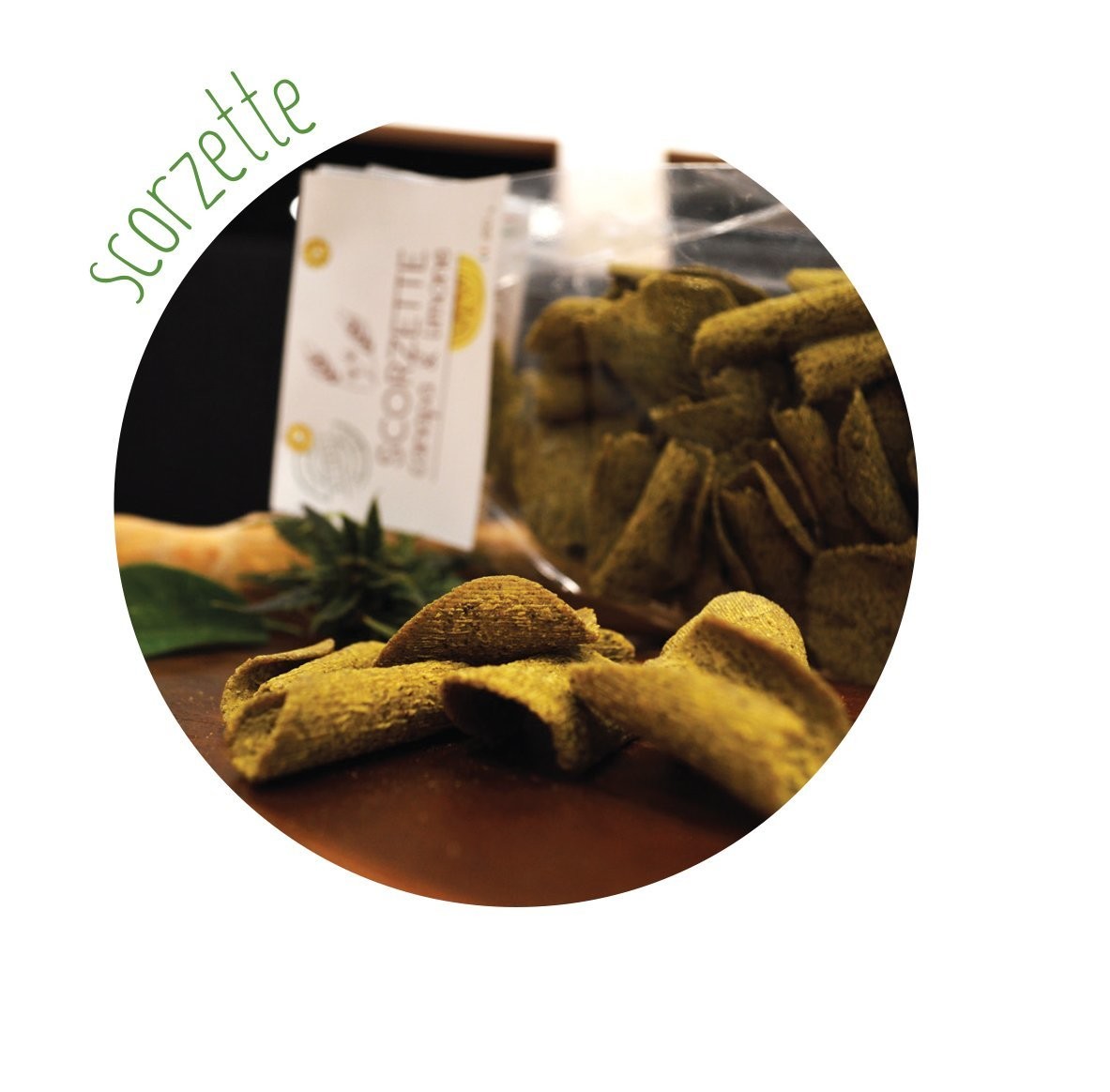 Pasta Scorzette canapa e limone 250g
