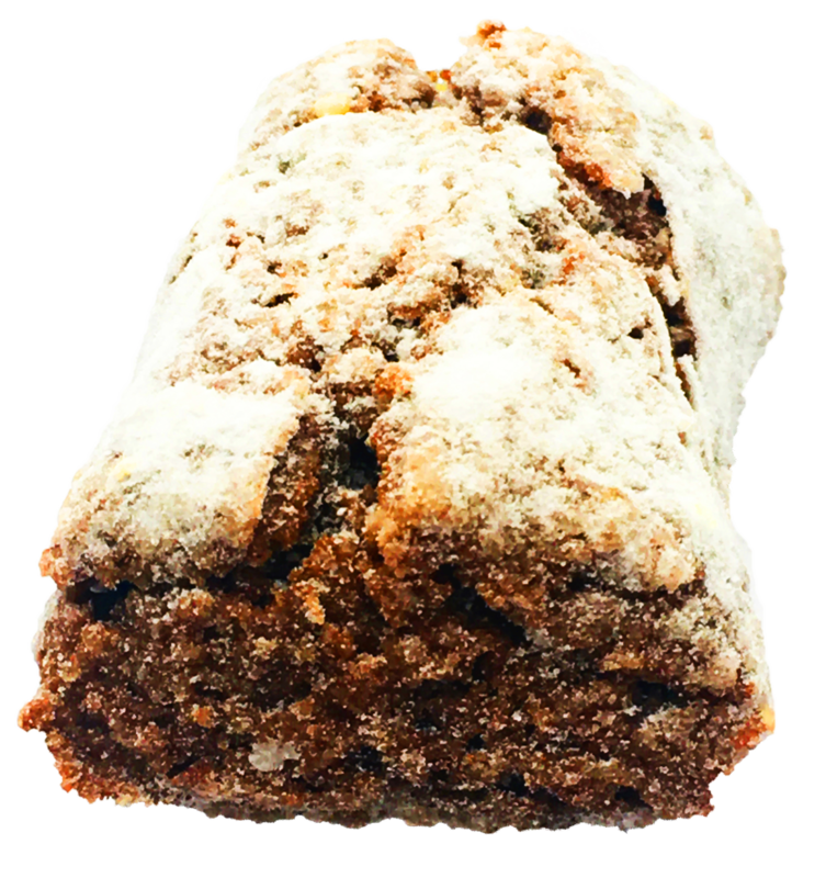 FIOCCHI al caffè,  arancia, cioccolato, limone e mandorla
