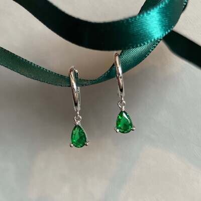925 Sterling Silver Huggie Earrings