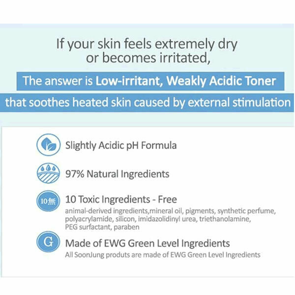 [Pre-Order] Etude House - Soon Jung Ph 5.5 Relidf Toner 180ml