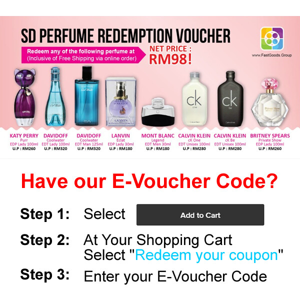Limited Time offer: Redeem Selected Perfumes at RM98!