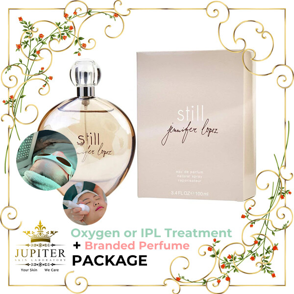 Jupiter Oxygen or IPL Treatment + Branded Perfume (JLO Still 100ml) Package