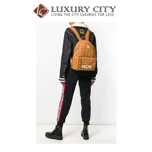 [Luxury City] Mcm Visetos Trilogie Stark Brown Backpack Mcm-MMK8AVE72