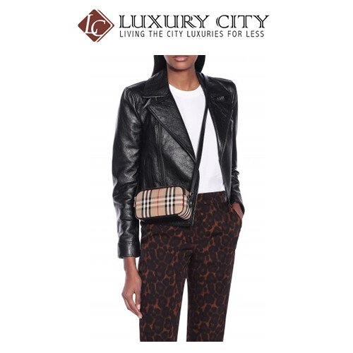 [Luxury City] Burberry Camera Micro Vintage Check Belt Bag Burberry-8023345