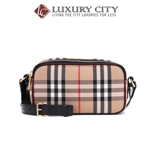 [Luxury City] Burberry Camera Micro Vintage Check Belt Bag Burberry-8023345
