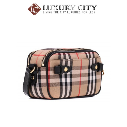 [Luxury City] Burberry Camera Micro Vintage Check Belt Bag Burberry-8023345