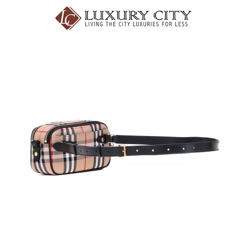 [Luxury City] Burberry Camera Micro Vintage Check Belt Bag Burberry-8023345