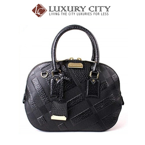 [Luxury City] Burberry Signature Grain Check Small Orchard Bowling Bag