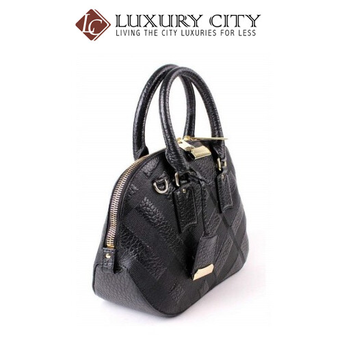 [Luxury City] Burberry Signature Grain Check Small Orchard Bowling Bag