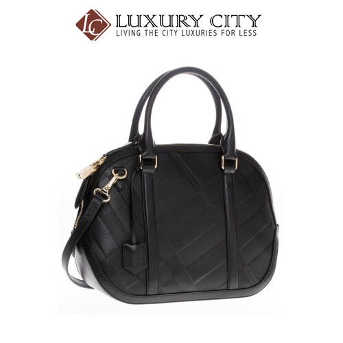 [Luxury City] Burberry Women&#39;s Small Soft Check Orcharge Handbag
