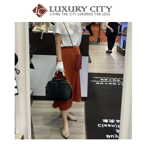 [Luxury City] Burberry Women&#39;s Small Soft Check Orcharge Handbag