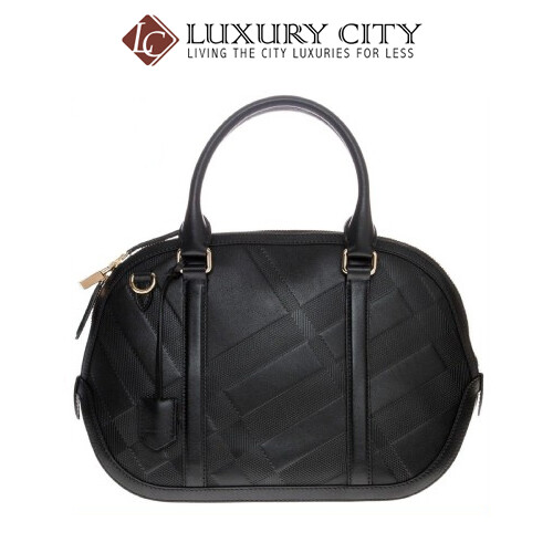 [Luxury City] Burberry Women&#39;s Small Soft Check Orcharge Handbag