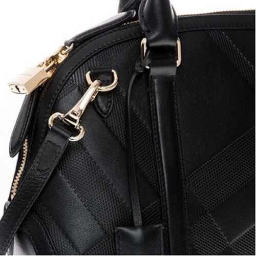 [Luxury City] Burberry Women&#39;s Small Soft Check Orcharge Handbag