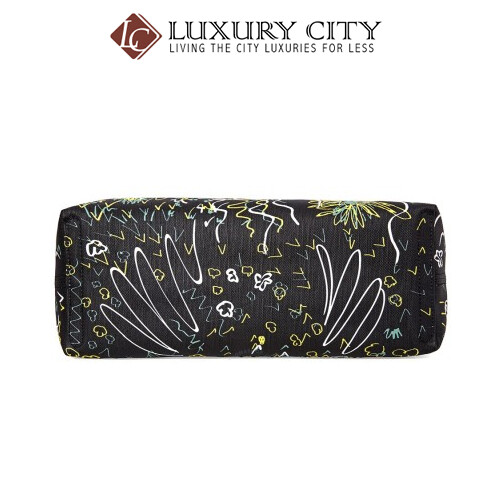 [Luxury City] Burberry Reversible Flower Doodle Canvas Tote - Black Burberry-4065911