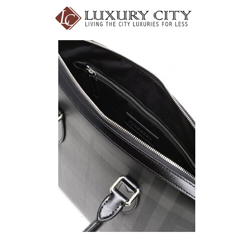 [Luxury City] Burberry Grey The Barrow Medium Briefcase Burberry-4056884