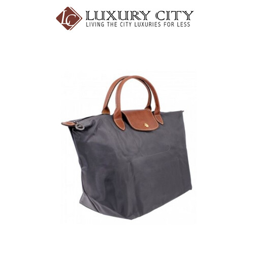 [Luxury City] Longchamp Le Pliage Ladies Medium Nylon Tote Handbag Grey Longchamp-L1623089