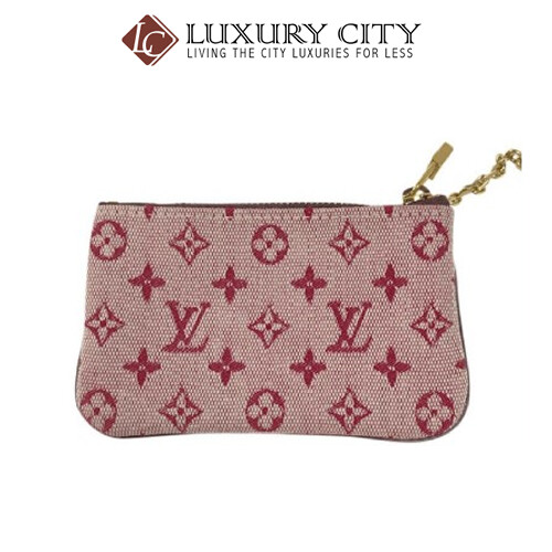 [Luxury City] Preloved Authentic Louis Vuitton (M47270) Monogram  Pink Keypouch