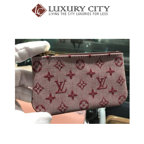 [Luxury City] Preloved Authentic Louis Vuitton (M47270) Monogram  Pink Keypouch