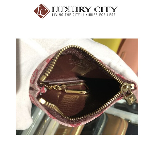 [Luxury City] Preloved Authentic Louis Vuitton (M47270) Monogram  Pink Keypouch