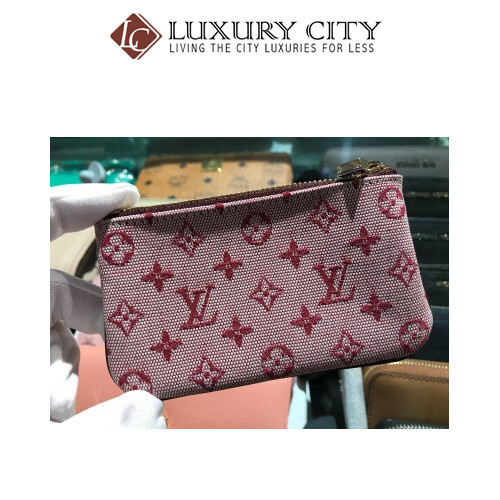 [Luxury City] Preloved Authentic Louis Vuitton (M47270) Monogram  Pink Keypouch
