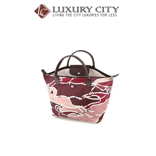 [Luxury City] Longchamp Le Pliage Galop Top-Handle M Lady&#39;s Maroon/Wine Longchamp-1623684