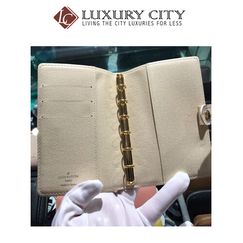 [Luxury City] Preloved Authentic Louis Vuitton Damier Azur Notebook Cover