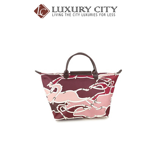[Luxury City] Longchamp Le Pliage Galop Top-Handle M Lady&#39;s Maroon/Wine Longchamp-1623684