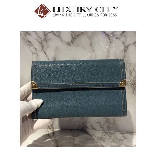 [Luxury City] Preloved Authentic Louis Vuitton Leather Long Wallet