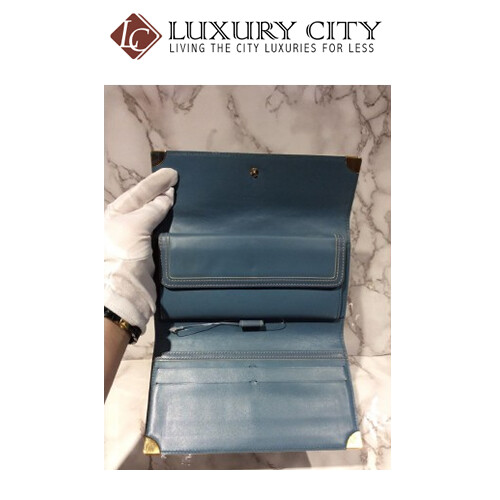 [Luxury City] Preloved Authentic Louis Vuitton Leather Long Wallet