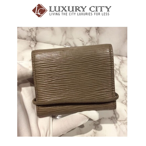 [Luxury City] Preloved Authentic Louis Vuitton EPI Leather Small Wallet