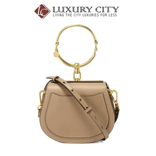 [Luxury City] Chloe Bag Lady Shoulder Handbag Small Nile Chloe-C17US301 (Beige)